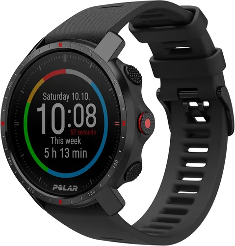 POLAR Grit X Pro - Reloj inteligente multideportivo con GPS, durabilidad militar, cristal de zafiro, frecuencia cardíaca basada en la muñeca,
