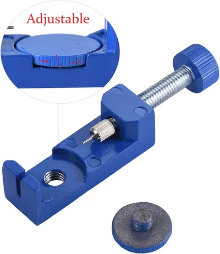 Miniatura 2 de Urtop Kit de extracción de correas de reloj, herramienta de reparación de extracción de correa de reloj con 12 pines adicionales para quitar