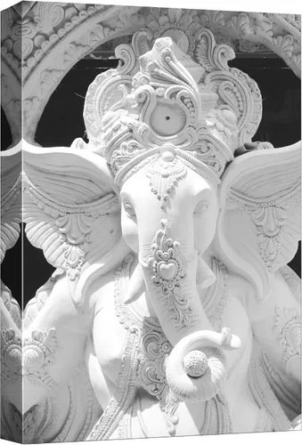 Miniatura 23 de wall26 Lienzo impreso para pared, primer plano, luz y sombra, estatua de Buda, fotografía cultural, religiosa, realismo, decorativo, yoga