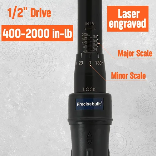 Miniatura 3 de Llave dinamométrica Tech Click Tech de 1/2 "400-2000 in-lb