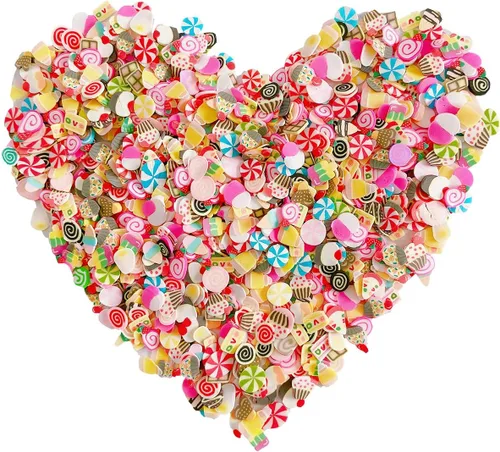 Miniatura 10 de Rebanadas de polímero para arte de uñas, rebanadas de frutas para decoración de uñas y teléfonos celulares (mariposa)