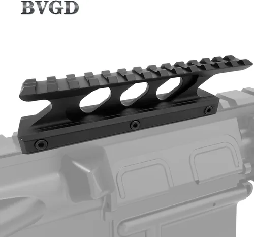 Miniatura 6 de Picatinny Riser Mount 1 pulgada de alto perfil de montaje de alcance base elevadora Weaver Picatinny Rail hacia adelante que se extiende