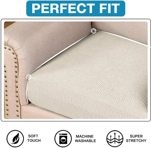 Miniatura 4 de Flamingo P Funda de cojín elástica de alta estiramiento para asiento de sofá, protector de muebles para sofá, funda de sofá suave y flexible