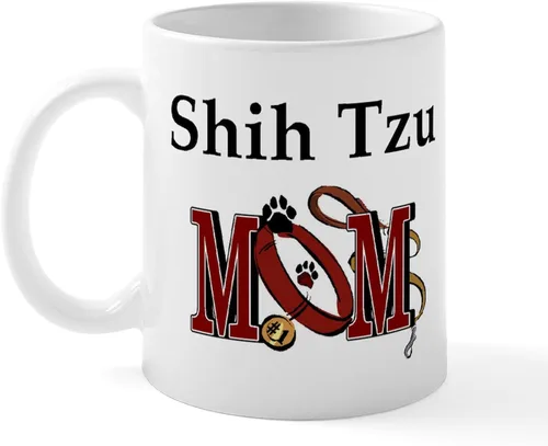 Miniatura 26 de CafePress Cute Shih Tzu Dog Mugs - Taza de café de cerámica de 11 oz (11.0 fl oz)