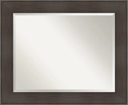 Miniatura 46 de Amanti Art - Espejo con marco para el tocador o para montar en la pared del baño, medidas en pulgadas Grano de café marrón