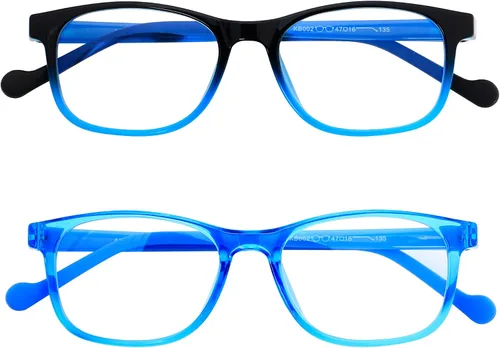 Miniatura 6 de ANDWOOD Gafas de luz azul para niños, niñas, niños, computadora, juegos, anti rayos azules, gafas de sol polarizadas de 3 a 12 años