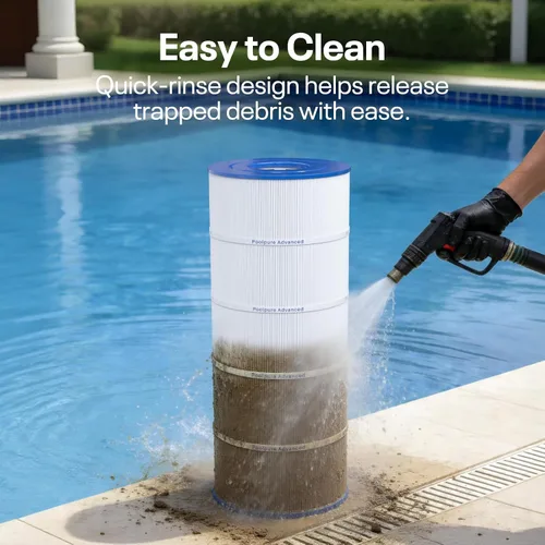 Miniatura 7 de POOLPURE PA150S - Filtro de piscina que reemplaza a Hayward CX150XRE, Hayward SwimClear C150S, PA150S, Ultral-D4, cartucho de filtro de 150 pies