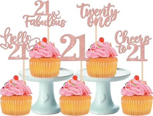 Miniatura 63 de 30 piezas de adornos para cupcakes de 12 cumpleaños feliz, brillantes doce, hola 12, felicitaciones a 12 años, adornos para cupcakes, 12
