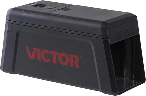 Victor M241 Trampa electrónica humana para interiores para ratas y ratones - Trampa eléctrica para ratas y ratones sin tocar, sin ver