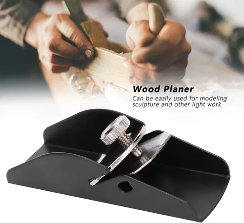Miniatura 2 de Cepilladora de mano, mini herramienta de mano para carpintería de fondo plano para alisado de madera