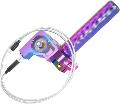 Miniatura 8 de Puño del acelerador para motocicleta de 22mm CNC de aluminio Quick Twister con cable del acelerador CRF50 70 110 IRBIS 125 250 Accesorio