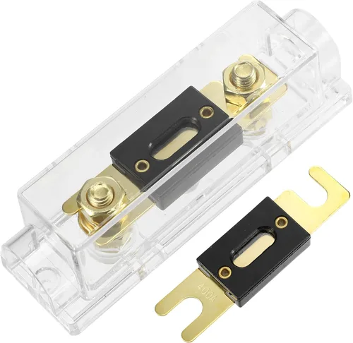 Miniatura 21 de X AUTOHAUX 1 Unidades de audio para coche 0 4 8 calibre en línea ANL portafusibles transparente transparente bloque de fusibles con 2 unids 125A