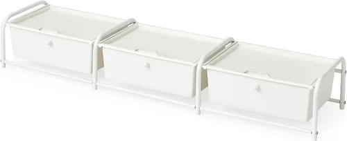 Suprima® Almacenamiento Debajo de la Cama - Tapa 3 Sección - Blanco