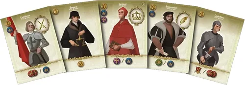 Miniatura 4 de Virtù - Juego de mesa con temática renacentista italiana, juego de estrategia profunda para adultos y adolescentes a partir de 14 años, 2 a 5