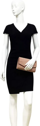 Miniatura 6 de Bolso de noche para mujer, bolso de mano elegante, bolso de ante sintético para boda