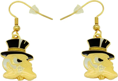 Miniatura 4 de aminco NCAA Pendientes colgantes con logo de la NCAA para adultos unisex