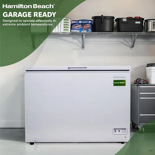 Miniatura 3 de Hamilton Beach HBFRF1006 Congelador horizontal - Termostato ajustable - Cesta de alambre recubierta de vinilo extraíble - Drenaje de descongelación