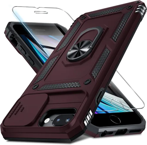 Miniatura 42 de Janmitta - Funda para iPhone 14 Pro con cubierta deslizante para lente de cámara incorporada + protector de pantalla, funda de cuerpo completo
