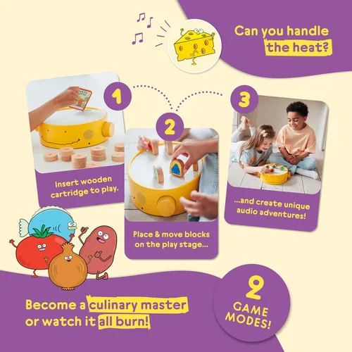 Miniatura 3 de Juego interactivo de escenario de audio Juego de cocina de Bernard Cocinar para sobrevivir Escucha, aprende y juega A partir de 5 años