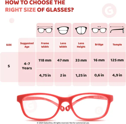 Miniatura 2 de Unbreakable Eyeglasses for Kids Flexible Glasses - Kids Prescription Sports Glasses 4-7 years