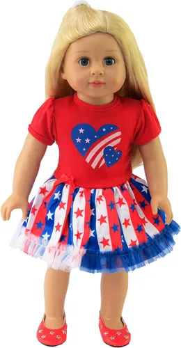 Miniatura 9 de American Fashion World Traje espacial de astronauta blanco para muñecas de 14 pulgadas Calidad premium y diseño moderno Ropa de muñecas Moda