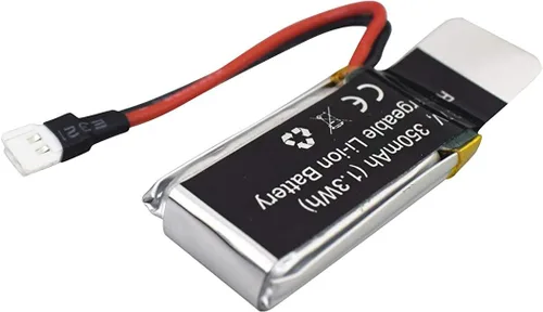 Miniatura 6 de Accesorios 5 unids 3.7 V 350 mAh batería de litio con 5 en 1 cargador para UDIRC D33 U12S U12 Control remoto helicóptero piezas de repuesto