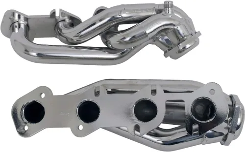 Miniatura 2 de BBK 3515 cabeceras de escape de alto rendimiento cortas y afinadas, de 1-5/8 pulgadas, para Ford F Series F150 y Expedition 4.6L - acabado en cromo