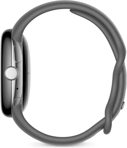 Miniatura 5 de Google Pixel Watch, caja plateada pulida de 1.614 in con correa activa carbón, reloj inteligente Android, actividad Fitness, sueño, seguimiento