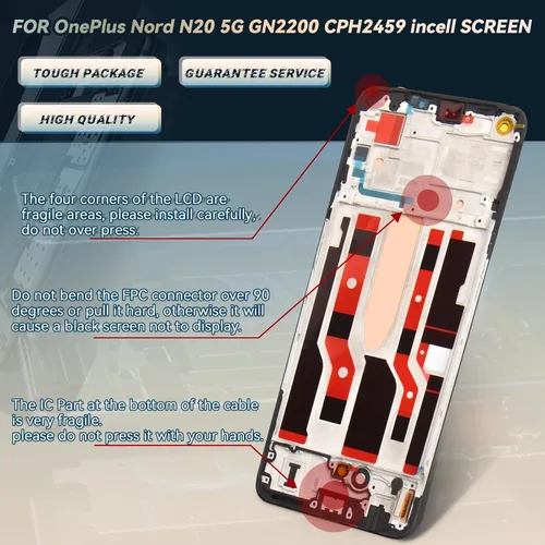 Miniatura 5 de Para OnePlus Nord N20 5G GN2200 CPH2459 Reemplazo de pantalla para OnePlus Nord N20 5G Pantalla LCD Pantalla táctil Digitalizador Asamblea reemplazo