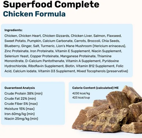 Miniatura 2 de BADLANDS RANCH by Katherine Heigl- Superalimento completo para perros adultos, secado al aire, alto en proteínas, sin relleno, nutrición