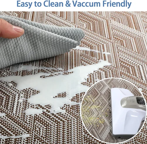 Miniatura 6 de Tapete para silla para suelo de madera dura y azulejos, 36" x 48" resistente para silla de oficina para sillas rodantes, fácil deslizamiento