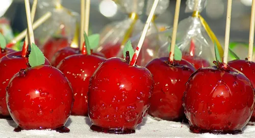 Miniatura 6 de KingSeal - 100 pinchos de madera de bambú natural de manzana, palitos de 5.5 pulgadas x 0.256 in de diámetro, punto romo para seguridad, paquete al