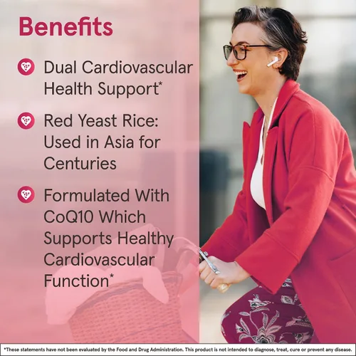 Miniatura 5 de Jarrow Formulas Arroz de Levadura Roja 1200 mg y CoQ10 100 mg por Porción - 120 Cápsulas Vegetales, 60 Porciones - Suplemento Dietético Herbal