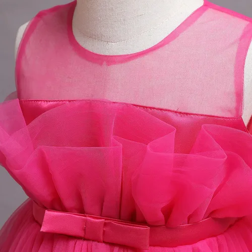 Miniatura 3 de HNXDYY Baby Girl Tulle Dress Baby Birthday Party Dress Tutu Dresses for Toddler Girls