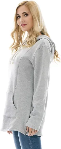 Miniatura 4 de Bearsland - Sudadera de lactancia y maternidad para mujer, con bolsillos y capucha