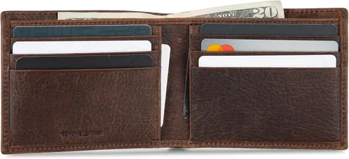 Miniatura 3 de Lucky Brand Men's Bifold Wallet ID Window Card Slots Genuine Leather Organization Durable Stylish