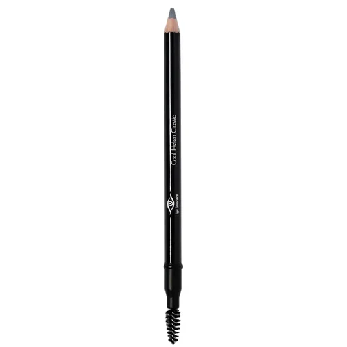 Miniatura 8 de Eye Embrace Cool Helen Classic: Lápiz de cejas de madera gris claro – Resistente al agua, lápiz de doble punta con sacapuntas y cepillo de bobina