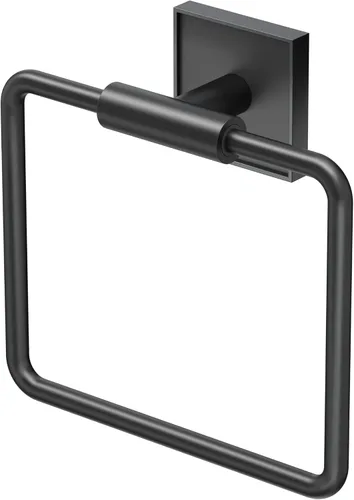 Miniatura 10 de Gatco 5672 Anillo de toalla acampanado, latón cepillado negro mate combo
