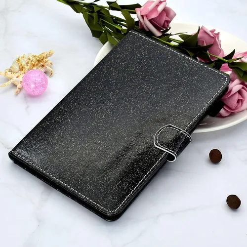 Miniatura 8 de REASUN Funda para Galaxy Tab A7 Lite de 8.7 pulgadas, piel sintética de alta calidad con ranuras para tarjetas, funda con soporte multiángulo
