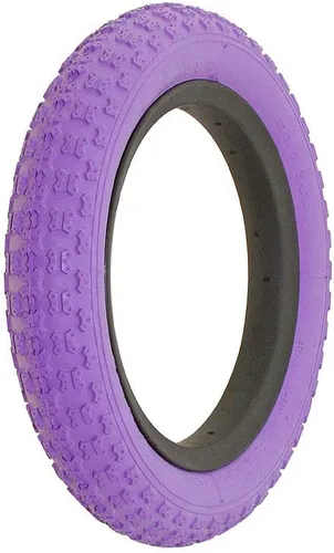 Miniatura 6 de Alta Neumático de bicicleta Duro 12 1/2 "x 2 1/4" Comp 3 hilos estilo niños bicicleta neumático, varios colores Negro