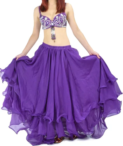 Miniatura 4 de Falda de gasa tribal para danza del vientre, para Halloween