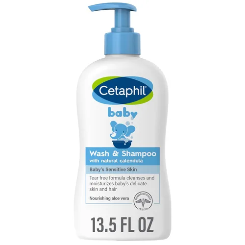 Miniatura 12 de Cetaphil Baby Wash & Shampoo Plus Loción corporal, esenciales para la piel saludable, hidratación de la cabeza a los pies hasta 24 horas, para piel