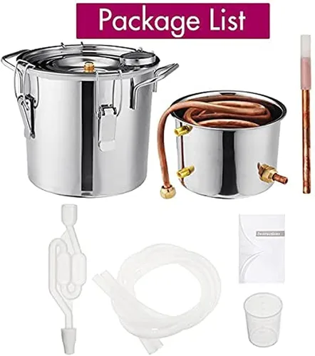 Miniatura 6 de Destilador de agua pura con pantallas de temperatura duales, destiladores de agua para el hogar, 12l/3gal