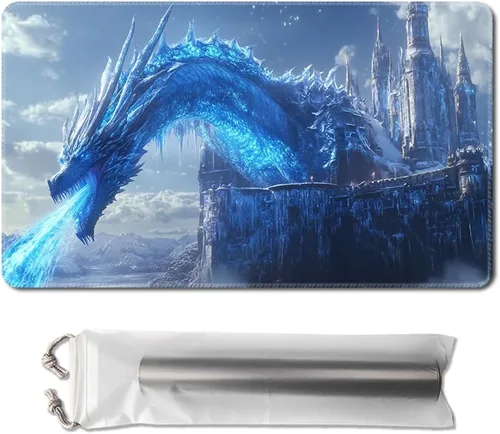 Miniatura 31 de MTG - Tapete de juego de 24 x 14 pulgadas, con parte trasera antideslizante, ideal para entusiastas de los juegos de cartas, tapete de juego TCG