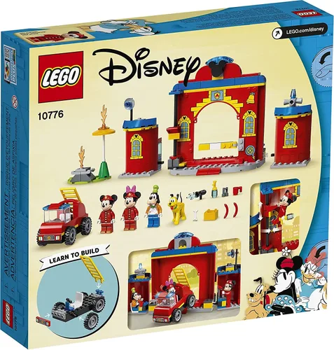 Miniatura 2 de LEGO Disney Mickey and Friends - Kit de construcción de Mickey & Friends Fire Truck & Station 10776; divertido juego de bomberos; nuevo 2021