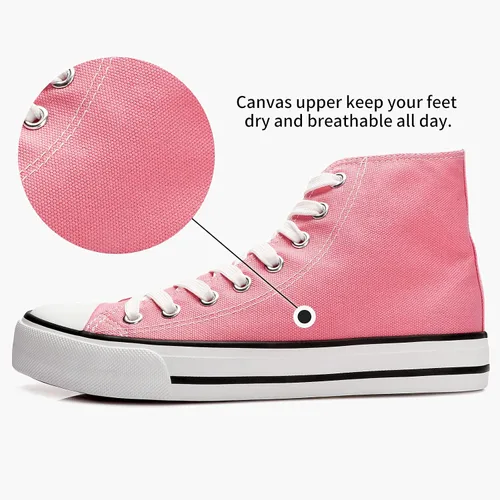 Miniatura 2 de Zapatos deportivos de lona para mujer clásicos modernos con cordones