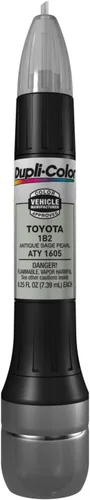 Miniatura 88 de Dupli-Color ANS0607 - Lápiz de pintura automotriz para retoque y reparación de rayones todo en 1 de coincidencia exacta. Color plata brillante