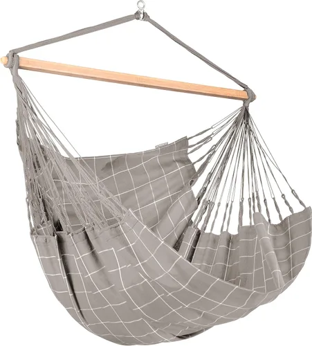 Miniatura 39 de LA SIESTA® - Silla Hamaca Columpio XL King Domingo - Silla Hamaca Colgante Resistente a la Intemperie y a los Desgarros - Silla Hamaca Columpio