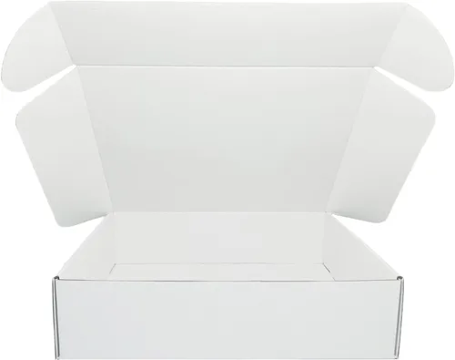 Miniatura 12 de Cajas de 4x3x2 pulgadas Czofnjesi pequeñas blancas para correo, cajas de regalo de cartón corrugado reciclables para embalaje y envío, juego de 10