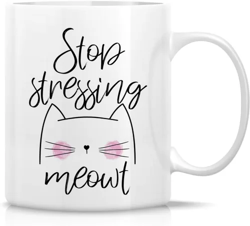 Miniatura 27 de Retreez - Taza Graciosa Show Me Your Kitties Amantes de Gatos, 325 ml, Tazas de Café de Cerámica, Divertidas, Sarcasmo, Sarcasticas, Regalos